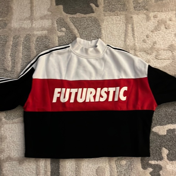 Long sleeved cropped sweater - Picture 1 of 1